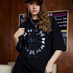 Christy World Graphic Printed Round Neck Relaxed Fit T-shirt-picture-20