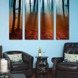 999Store Multicoloured Set of 4 Wall Art image 1