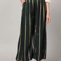 Kryptic Green & Gold Printed Lounge Pants-image-93