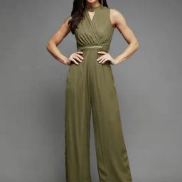 Miss Chase Olive Maxi Jumpsuit-image-24