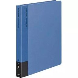 Kokuyo Φ23 mm A4-S Blue Refillable Clear Book, La-730B-image-35