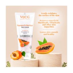 VLCC Papaya & Apricot Face Scrub - Pack of 2 image 3
