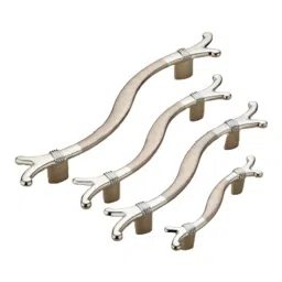 DECORE 321 96 mm Zinc Alloy Chrome and TT Finish Cabinet Pull Handle-image-35