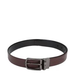 Van Heusen Brown Leather Solid Reversible Belt-image-98