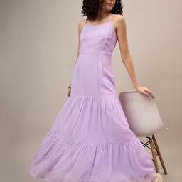 The Roadster Lifestyle Co Self Design Women Maxi Dress-image-68