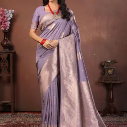 Moda Rapido Woven Design Zari Art Silk Banarasi Saree-picture-3