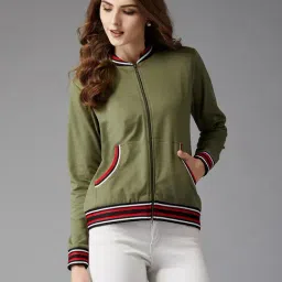 DOLCE CRUDO Olive Cotton Jacket-picture-14