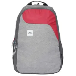 Wiki Canvas 29.5 Ltrs Grey & Red Medium Backpack-image-91