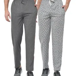 Vimal Jonney Multicolor Cotton Trackpants - Pack of 2-picture-45