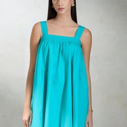Virgio Pure Cotton A-Line Mini Dress-image-63