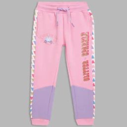 Blue Giraffe Kids Pink Printed Joggers-image-11