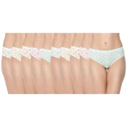 Dollar Missy Multicolor Printed Hipster Panty (Pack  of 10)-image-46