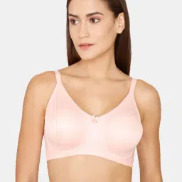 Zivame Light Pink Non Wired Non Padded Full Coverage Bra-image-55