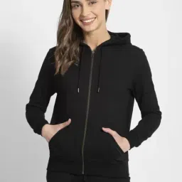 Jockey Black Regular Fit Hoodie-picture-15