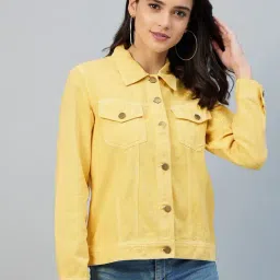 StyleStone Yellow Regular Fit Jacket-picture-47