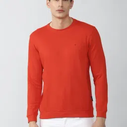 Van Heusen Orange Round Neck Sweatshirt-picture-18