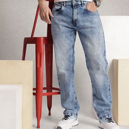 WROGN Men Anti Fit Heavy Fade Stretchable Jeans-picture-31