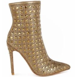 London Rag Women's Gold Stiletto Booties-image-38