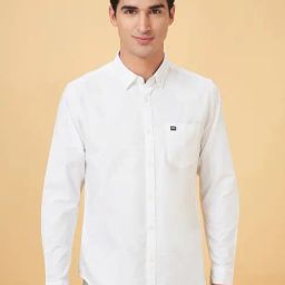 Byford By Pantaloons White Cotton Slim Fit Shirt-picture-39