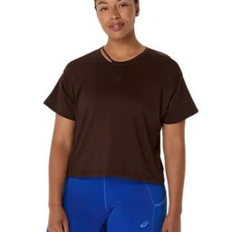 Asics Women's Coffee Nagino Flex Short Sleeve Top-image-22