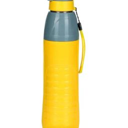Varmora Gripo Yellow Stainless Steel Insulated Inner Steel Outer Plastic Water Bottle - 700 ml-14