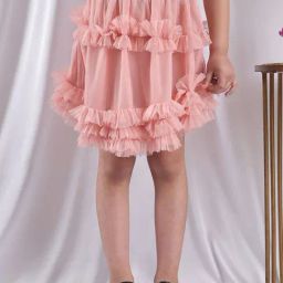 NEUDIS Girls Pink LayeTulle Tutu Skirt-image-85