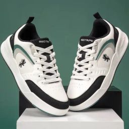 Red Tape Men's Hustle Collection White & Black Casual Sneakers-14