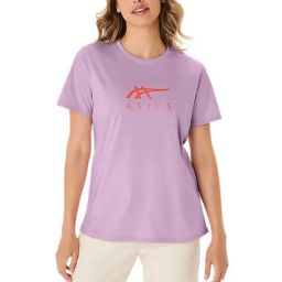 Asics Women's Light Ube Training Core Stripe Graphic T-Shirt-picture-12