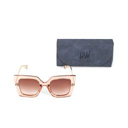HAMILTANO WINSTON Women Peach UV Protected Oversized Sunglasses SKU162-image-31
