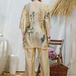 NIGHT FLOSS Printed Tunic & Trouser Co-Ord Set image 4