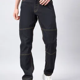 STUDIO NEXX Men Relaxed Fit Low Distress Stretchable Jeans-image-92