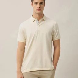 Arrow Beige Cotton Regular Fit Polo T-Shirt-picture-9