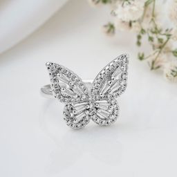 JOKER & WITCH Silver-Plated Adjustable Finger Ring-picture-43