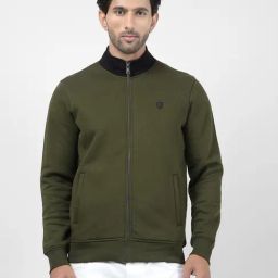 Numero Uno Olive Regular Fit Sweatshirt-image-51