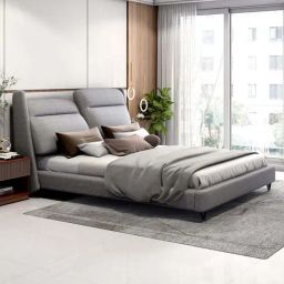 Durian Antonio Grey King Bed-image-70