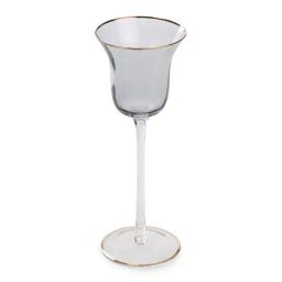 Pure Home and Living Solid Grey Glass Small Candle Holders-image-27