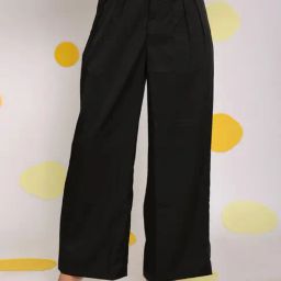 KAORI BY SHREYA AGARWAL Black Blended Solid Pants-image-59