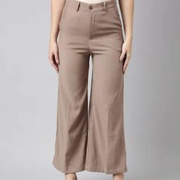 SHOWOFF Beige Regular Fit Mid Rise Trousers-picture-16