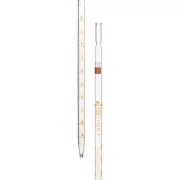 Supertek 25 ml Class A Graduated Pipette Serological Type with Calibration Certificate, 77.303.0025 (Pack of 10) image 1