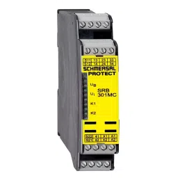 Schmersal 3 Safety Contacts 230 V Safety Relay Controller, SRB301MC-24V-19