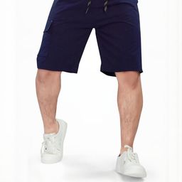 UNOseven Boys Solid Cotton Cargo Shorts-picture-19