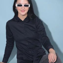 Crimsoune Club Navy Slim Fit Shirt-image-54