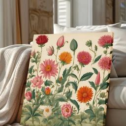 Art Street Sunflower Rose Flowers Illustrator Canvas Modern Art Paintings-image-70
