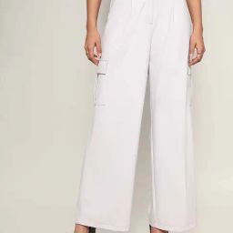Campus Sutra White Regular Fit Trousers-picture-47