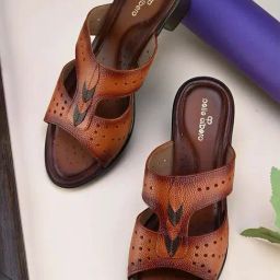 Pelle Albero Women's Tan Casual Sandals-image-39