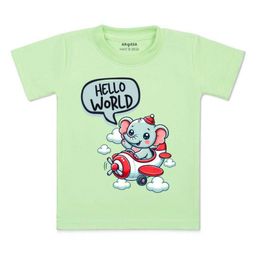 Arvesa Kids Typography Printed Applique T-shirt-47