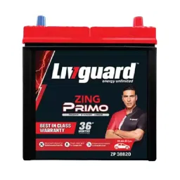 Livguard Zing Primo 35 Ah Automotive Battery for Cars and SUVs, ZP 38B20 R-image-64