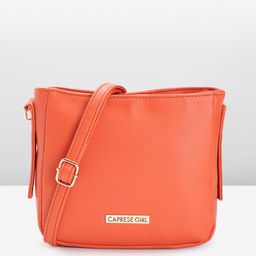 Caprese Solid Regular Structured Sling Bag-31