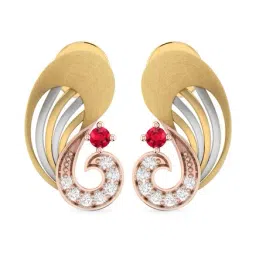 PC Jeweller Cruadhlaoich 22 kt Gold Earrings-image-72