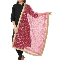 Dupatta Bazaar Pink Dupatta-37